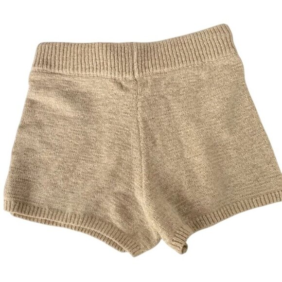 DYI Women's Sweater Felt Bottom Short Tan Size Medium - Picture 4 of 9